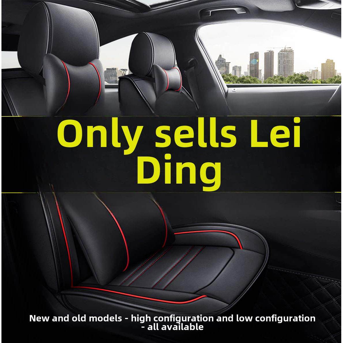 莱顿D50 D70 D80 S50电动专用汽车座套全包围式座垫四季通用座套