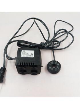 假山上水泵流水喷泉小抽水泵循环小型家用摆件配件加湿器水泵带灯