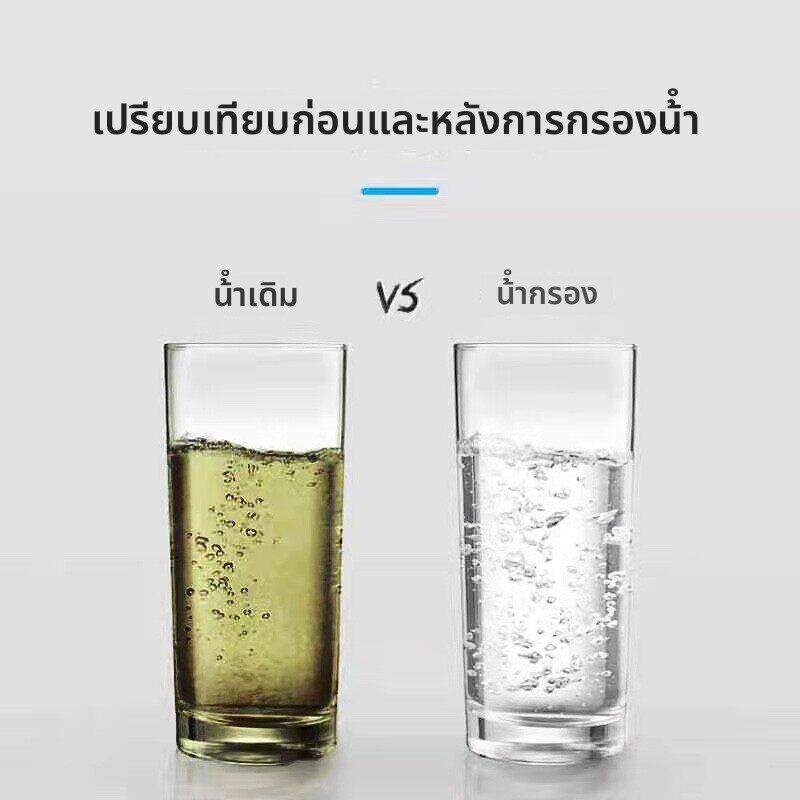 不锈钢黄泥水自来水井水厨房家用过滤大流量超滤净水器滤芯可清洗