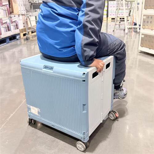 开市客代PRECISE可折叠万向轮便携爬楼拉杆购物车承重75kg买菜车