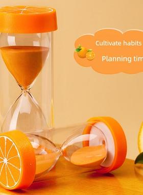 沙漏计时器儿童防摔塑料25/30/60分钟自律学习特殊时间管理流沙瓶