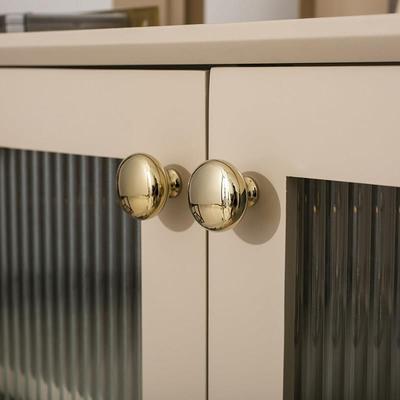 INDOORS法式轻奢柜门把手抽屉家具衣柜门鞋柜金色椭圆百搭小拉手