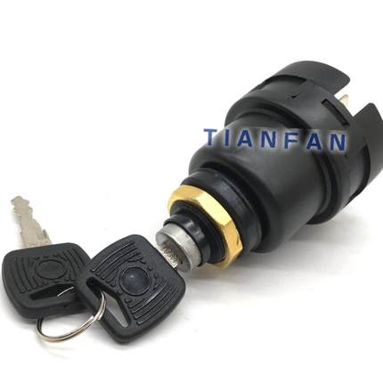 挖掘机玉柴Yc55 60 65 85 135 230 360-8电动门锁启动开关点火开