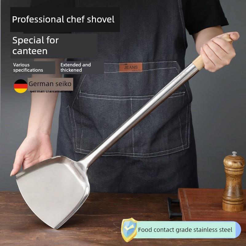 采购产品煎匙，厨师的特殊304不锈钢抹刀，商业长柄服务匙，烹饪