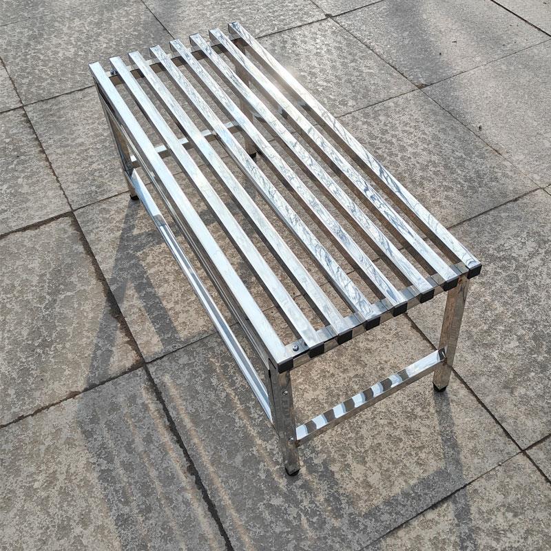 户外不锈钢花架阳台庭院单层防锈落地盆景多肉室外花架子置物架