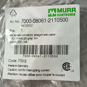 2110500 穆尔MURR7000 08061 实物如图5议价