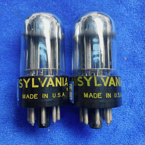 美国喜万年6SN7GTB/5692/6N8P白头翁电子管一对议价