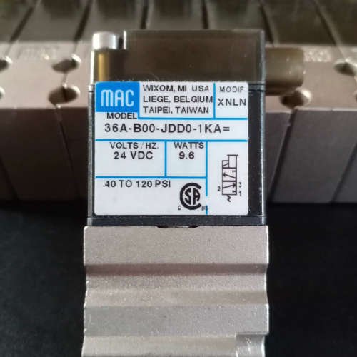 议价美国MAC电磁阀 36A-B00-JDD0-1KA= 安