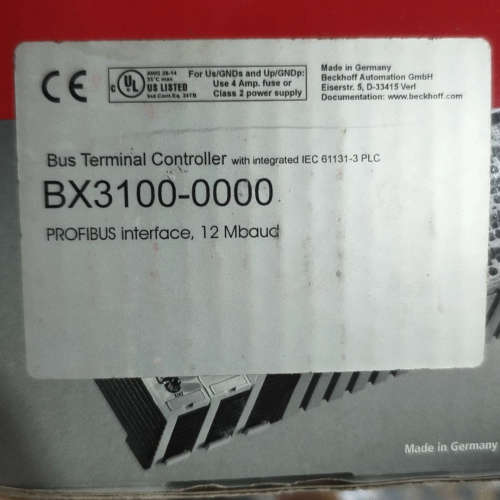 议价倍福BX3100-0000总线终端控制器，德国，带P