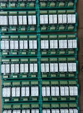 霍尼韦尔YK-2P继电器模块，绿色外壳，8路继电器，拆机功能议价