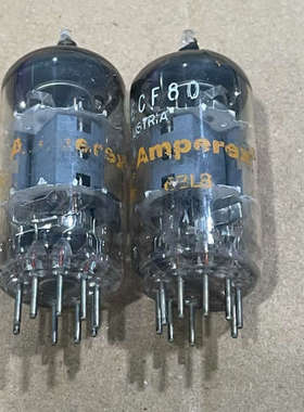 @荷兰 Amperex 6BL8/ECF80 电子管一对，铜议价