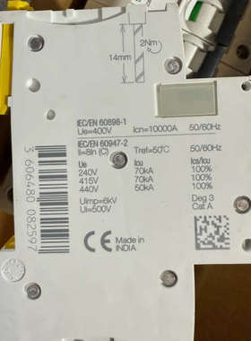 电气 A9F84302 IC60H 开关，Acti9，议价