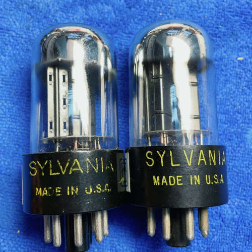 美国喜万年6SN7GTB/5692/6N8P白头翁电子管一对议价