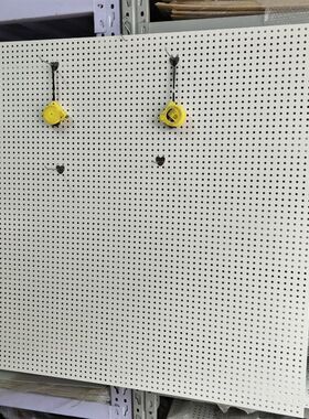 制作孔板多孔板铁板挂墙多功能超市展示架单张上墙定制饰品洞洞板