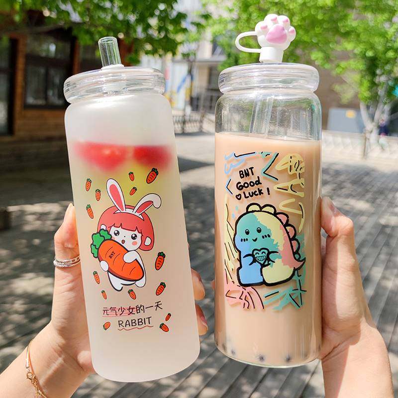 高端奶茶杯子家用可吸珍珠粗吸管大容量以的循环使用2022网红新式,餐饮具,玻璃杯,淘宝优惠券,粉丝福利购,淘宝优惠卷