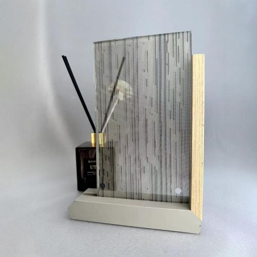 夹丝玻璃卫生间门来图定制夹绢金属渐变夹胶安全隔音卧室书房隔断