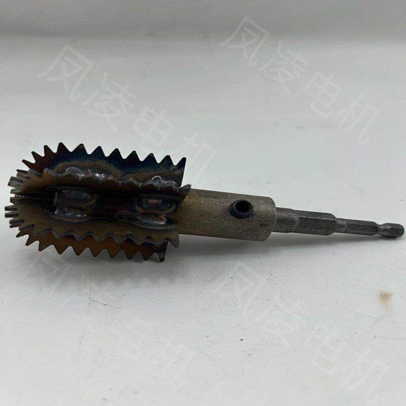 制作椰子刨肉机刨头 刨老椰子器 取椰蓉器 刨椰丝 (手电钻款)