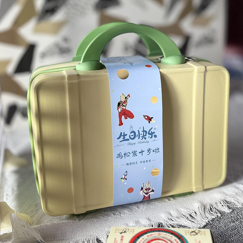 收纳包手提化妆品收纳洗漱包大容量便携化妆箱可爱少女心14行李箱