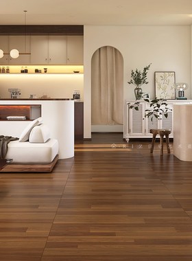 瓷砖地板砖木纹砖6j00x1200全瓷仿木纹原木色奶油风地砖花砖60x12