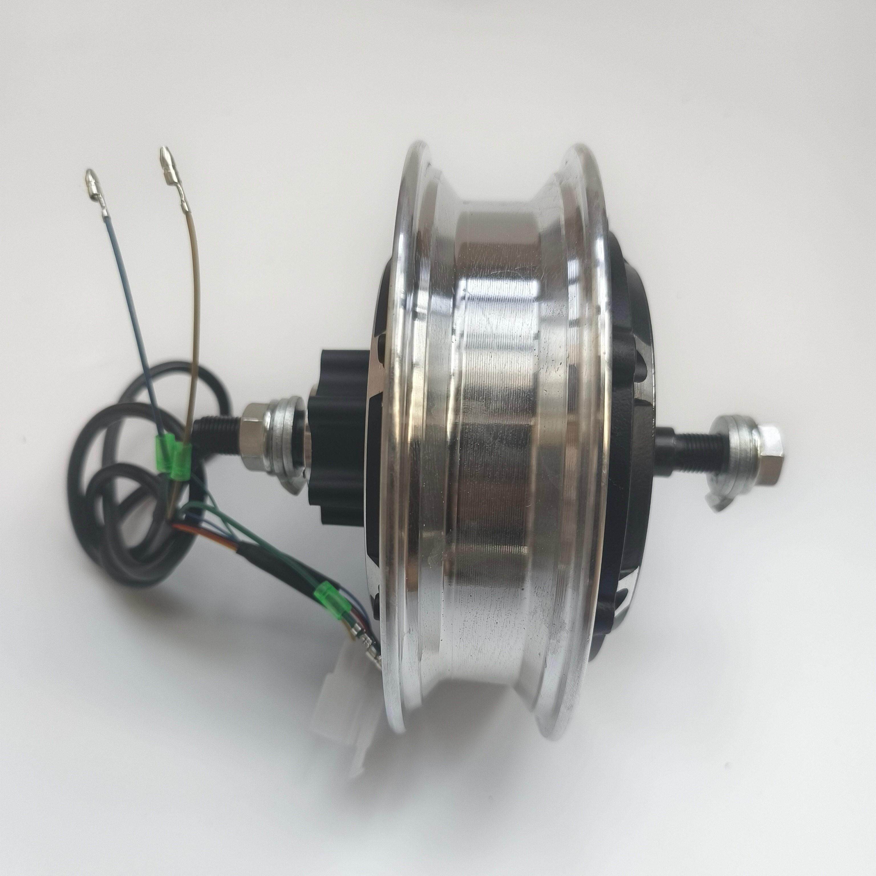 小哈雷10寸无刷碟煞电机36V48V350W500W电动滑板车碟煞电机