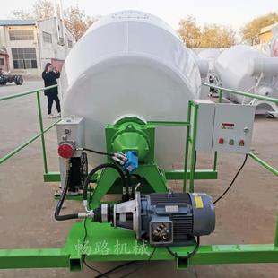 现货1 小型水泥砂浆电机搅拌罐移动搅拌机 12方混凝土搅拌车上装