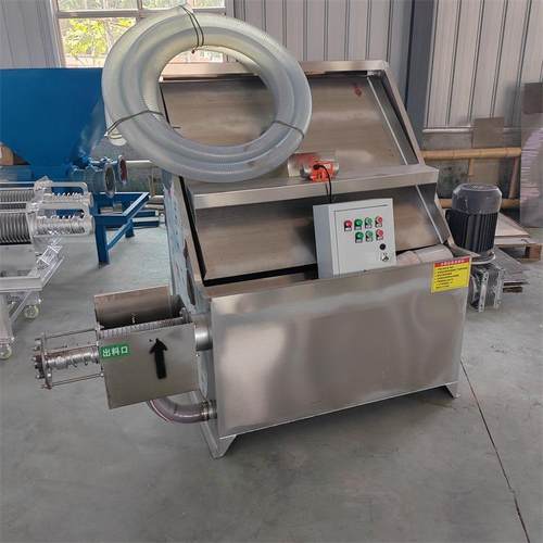 滚筒式干湿分离机斜筛式固液脱水机 200型鸡粪处理机