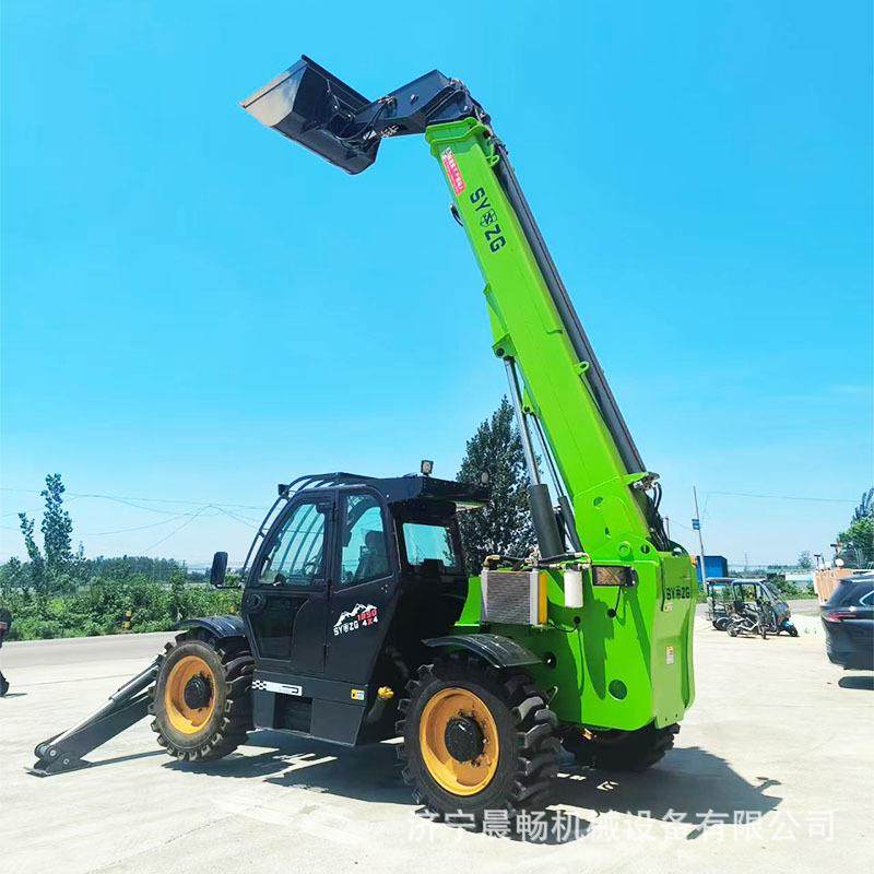 现货伸缩臂叉装机厂家液压叉车吊车装载机一体机建筑机械工程机械