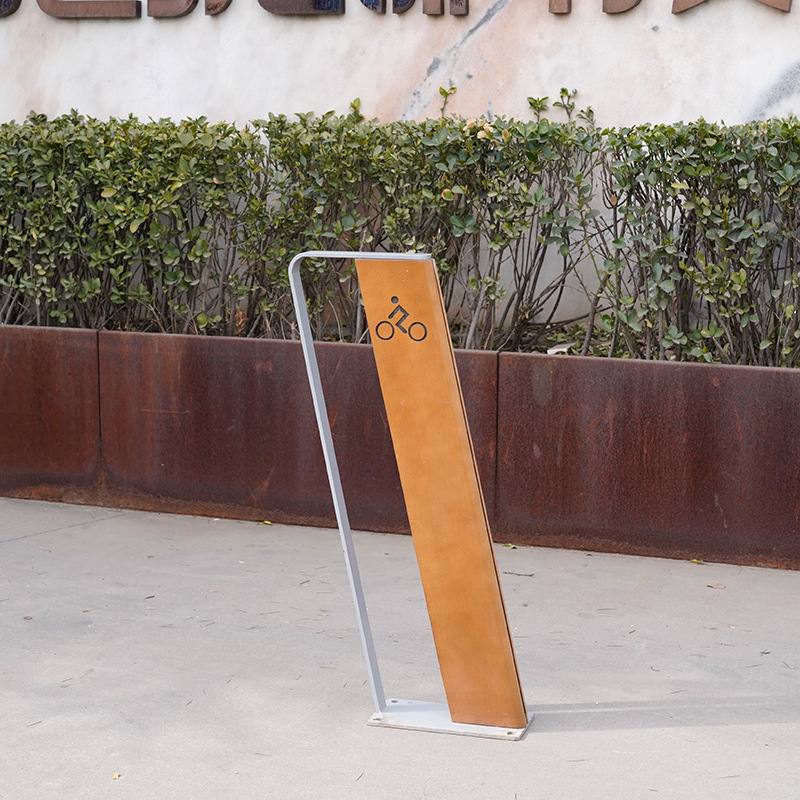 自行车停车架立式支撑架非机动车车架学校商场公园医院停车摆放架