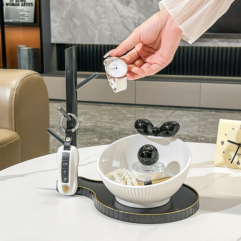 放钥匙收纳玄关摆件入户门口鞋柜置物架 客厅家居饰品新居礼物