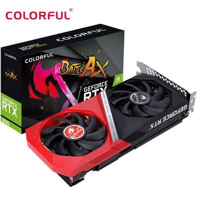 七彩虹战斧GeForce RTX3060 DUO 12G V4 L电竞游戏双风扇显卡适用