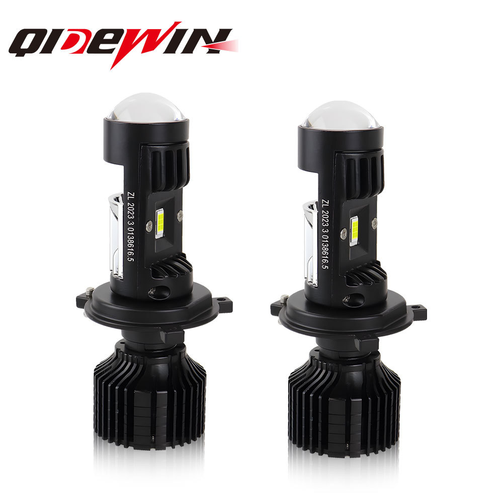 跨境专供Y10pro汽车led大灯适用h7h4双光透镜前照灯改装汽車车灯