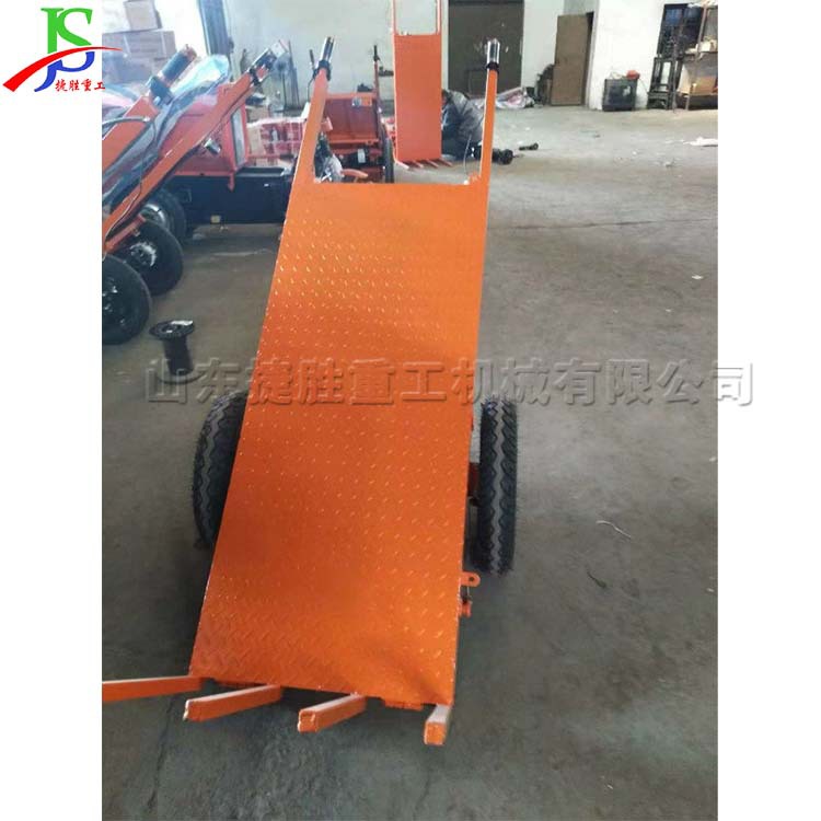 小型手推式平板运输车 窑厂出窑进窑干坯车 砖厂平板运输设备