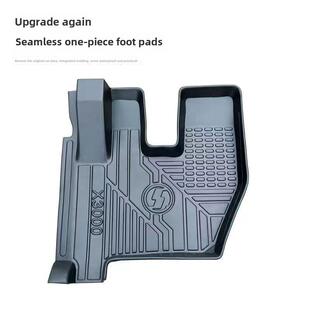 陕汽德龙X3000脚垫X5000新M3000专用货车内饰改装M3000S驾驶室tpe