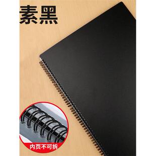 A3B4大型乐谱小册子黑色非反光可以改变乐谱书修改文件夹活页乐谱