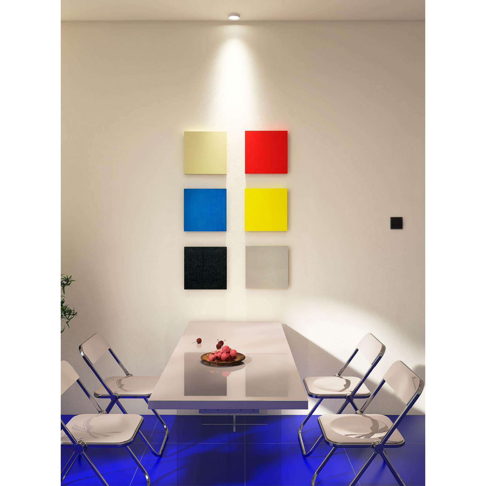 极简装饰画现代小众彩色色块纯色无框画组合餐厅客厅卧室走廊挂画