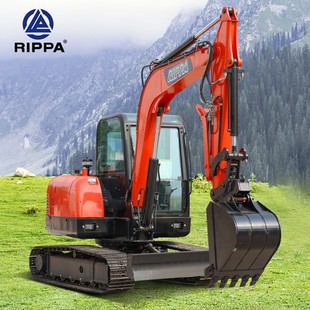 挖掘机履带出口跨境R60中大型工程专用多功能挖土机钩机