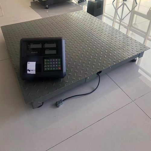 1000kg电子地磅2000千克带打印磅秤1500公斤平台秤小票打印地磅秤