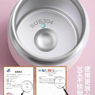 保温早餐杯便携带盖勺粥杯汤壶上班族杯子豆浆杯牛奶麦片燕麦杯IJ