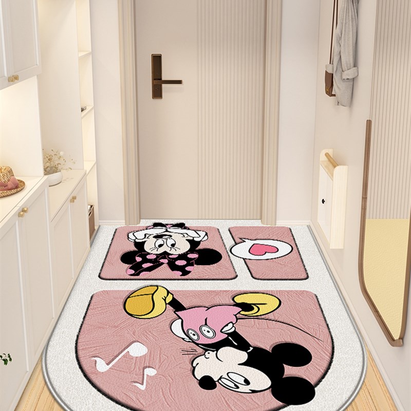 2023新款卡通进门地垫入户门垫室内门口踩脚垫pvc可剪裁玄关地毯