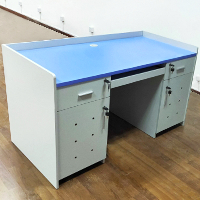 教师讲台桌抽屉办公桌多媒体老师讲课桌校园电脑桌教室培训演讲台