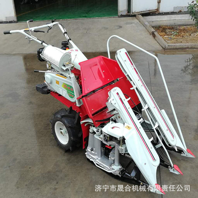 手扶式农用割捆机 山地小块用收割打捆一体机