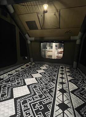 黑龙天和帐篷内地垫超音波防滑地垫加厚野餐垫防潮垫(380x300地毯
