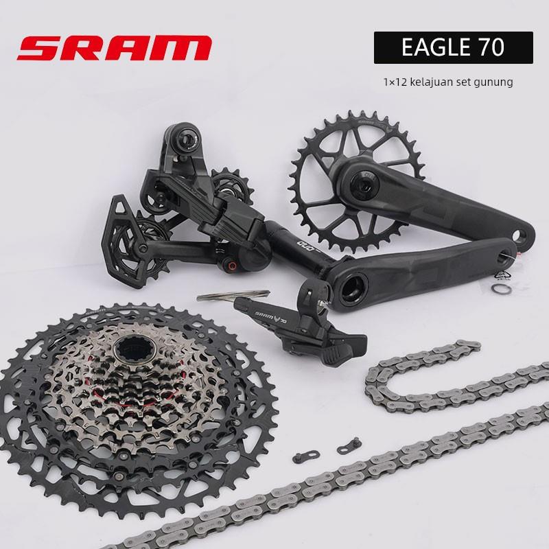 SRAM速联EAGLE 70 T-TYPE山地自行车1×12速DUB牙盘套件1270飞轮