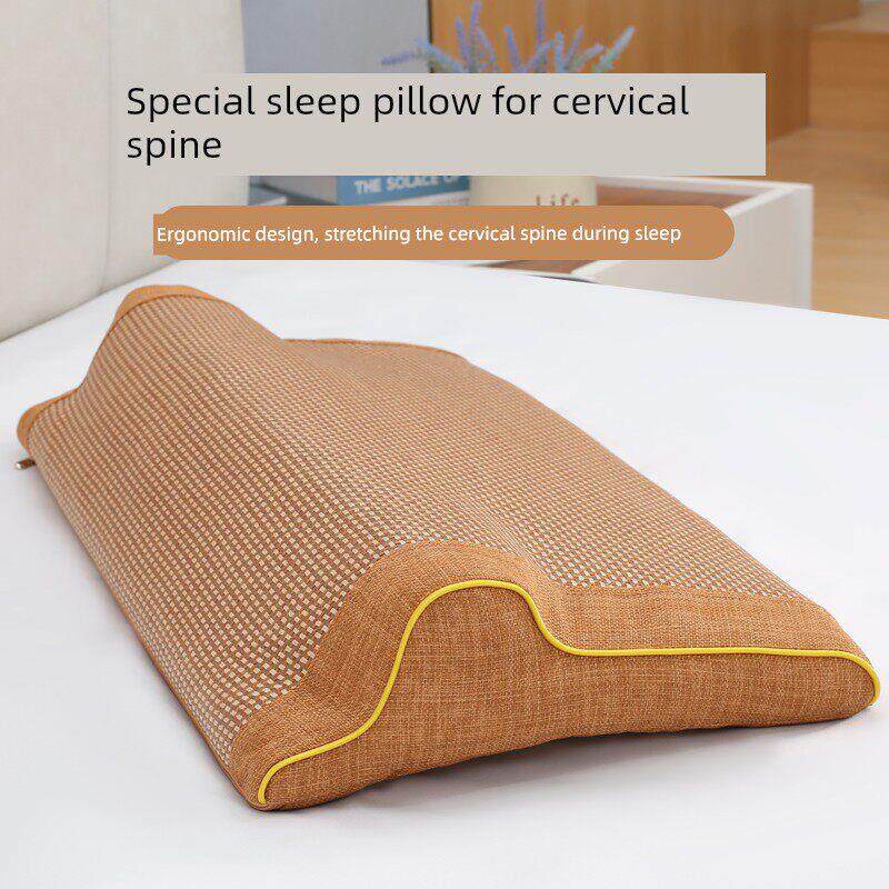 颈椎枕护颈椎睡眠专用牵引拉伸脖子枕头睡觉圆柱劲椎四季单人枕夏