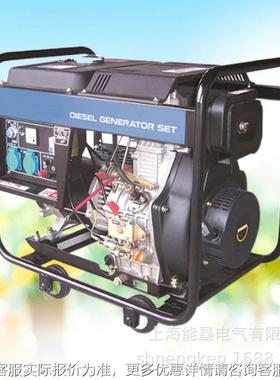 柴油发电机6.5V瓦开架家用5K三相380V千两相W226.5KW0汽油