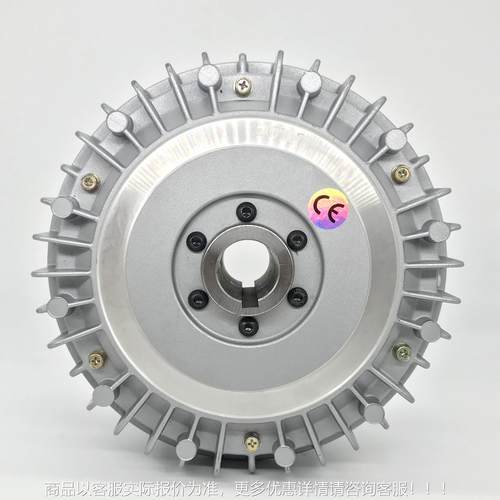 旋台湾利POB-006动迅磁粉制动POB空轴外磁粉制器器空心轴磁粉制动