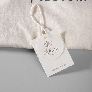衣服吊牌定做女装店标签logxo挂牌定订制通用吊卡制作高档价格商
