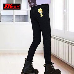 女童打底铅笔裤i春秋小脚高弹力加绒新款休闲春款魔术裤儿童长裤