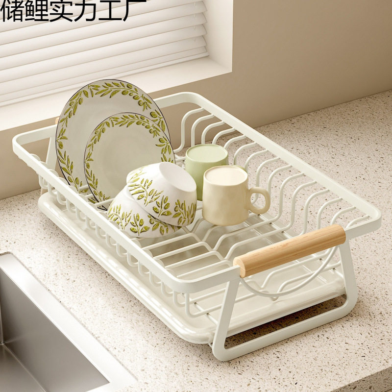 碗碟沥水架碗盘收纳架厨房碗筷餐具收纳盒家用小型盘子滤水篮碗架