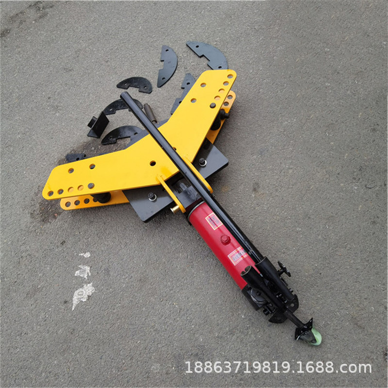 济宁手动弯排机铜铝排液压折弯工具扁钢平弯立弯一体机